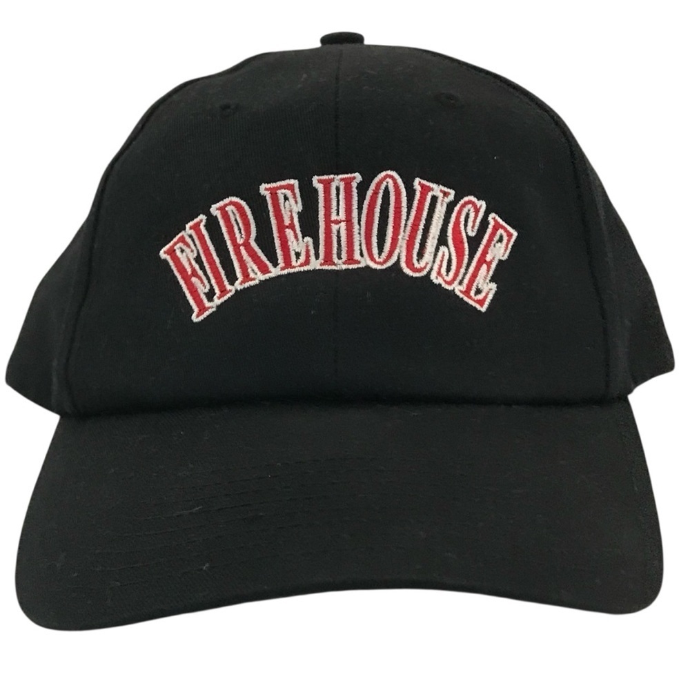 Nike Adjustable Black Cap with Embroidered FIREHOUSE Logo